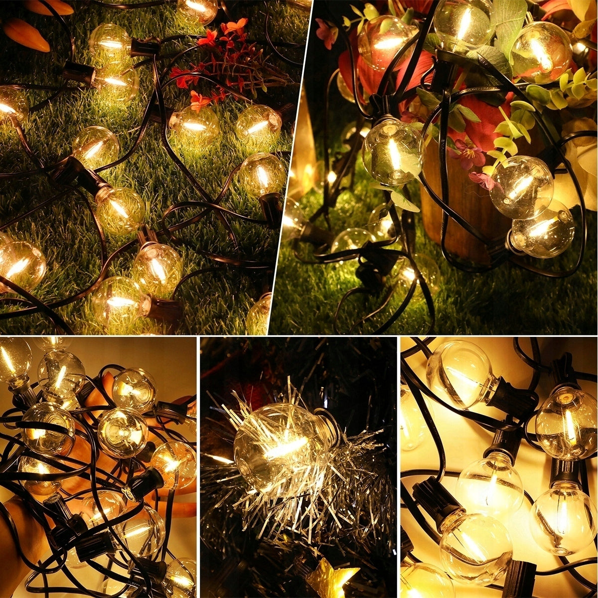 LIGHT GARLAND Garden Lights 26 METERS 50 LED Outdoor Lights BALCONY Manufacturer code Girlanda LED Ogrodowa Zewnętrzna Ogrodowa 50