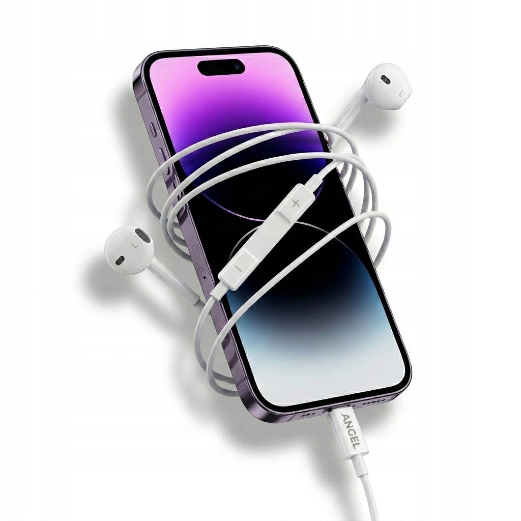 LIGHTNING WIRED EARBUDS FOR IPHONE XS XR 11 12 13 14 PRO MAX