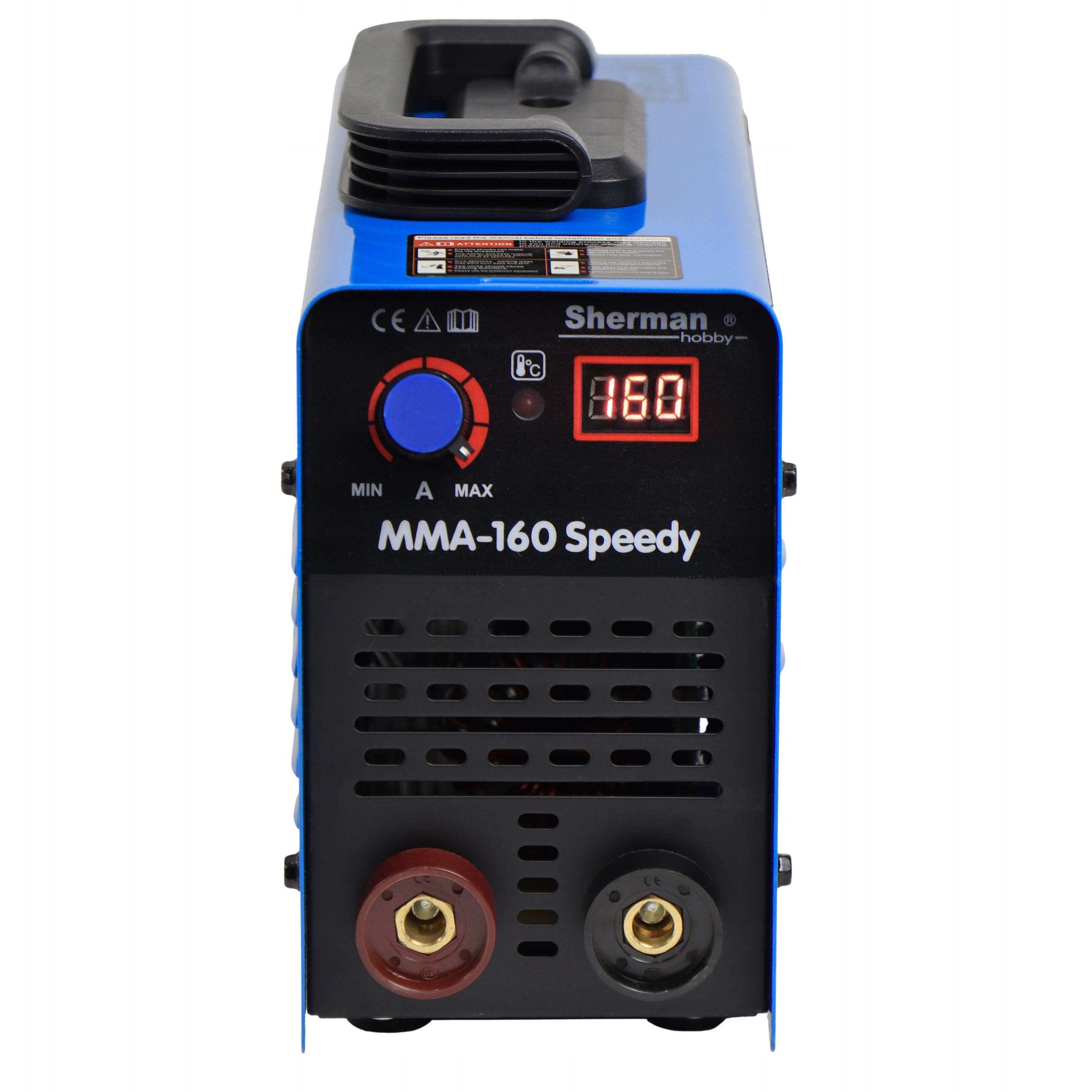 LIGHTWEIGHT INVERTER WELDER IGBT MMA ELECTRODE 160 SPEEDY HOT START Sherman Brand Sherman