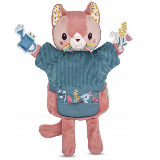 LILLIPUTIENS Hand puppet Kitten gardener Jeanne Brand Lilliputiens