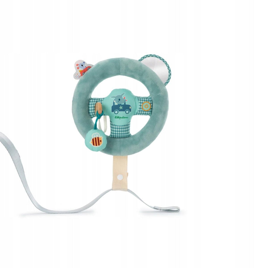 LILLIPUTIENS Soft steering wheel activating Dragon Joe 18 m+ Lilliputiens Brand Lilliputiens