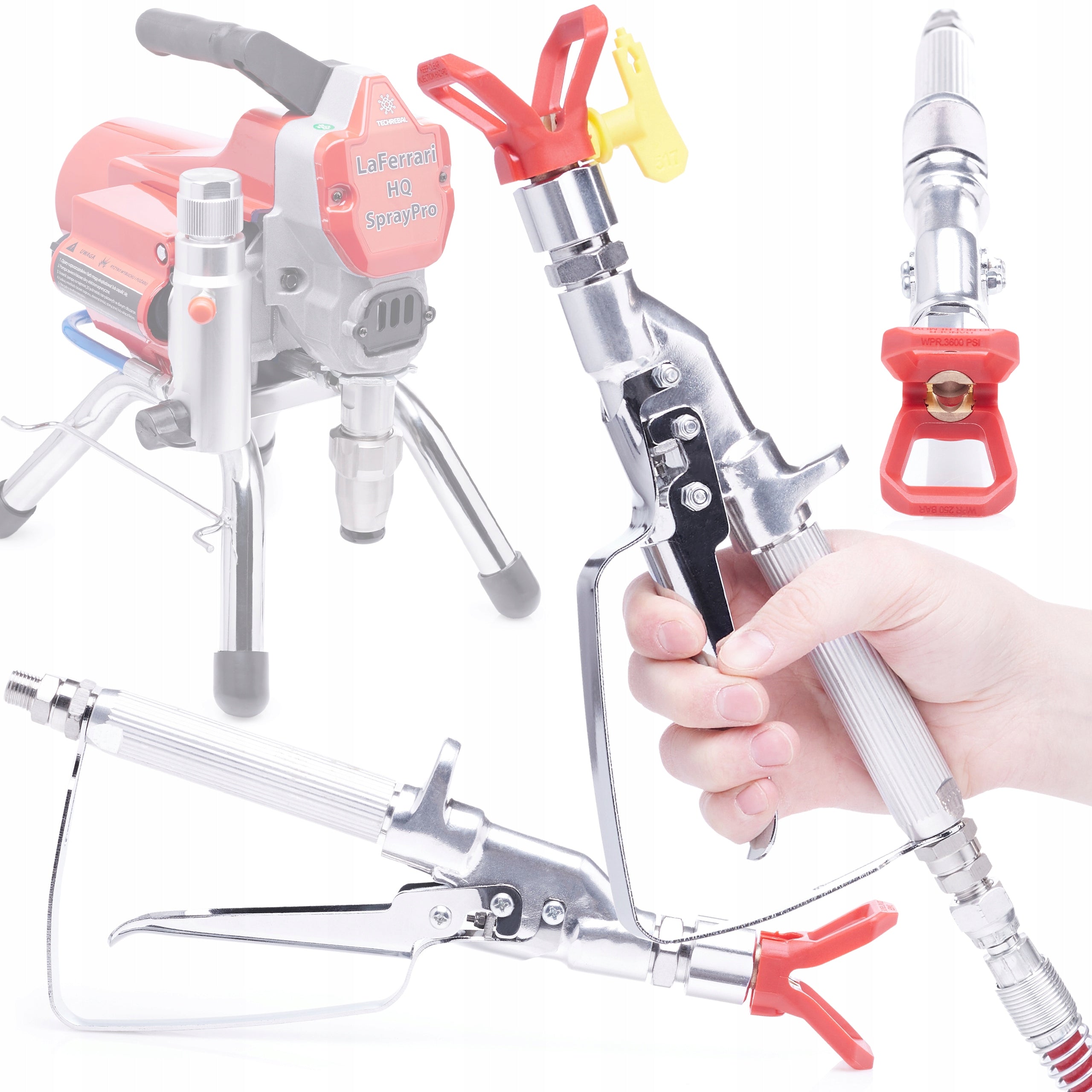 LINEAR PAINT GUN F4 CEILING PAINTING PAINT SPRAYER TECHREBAL