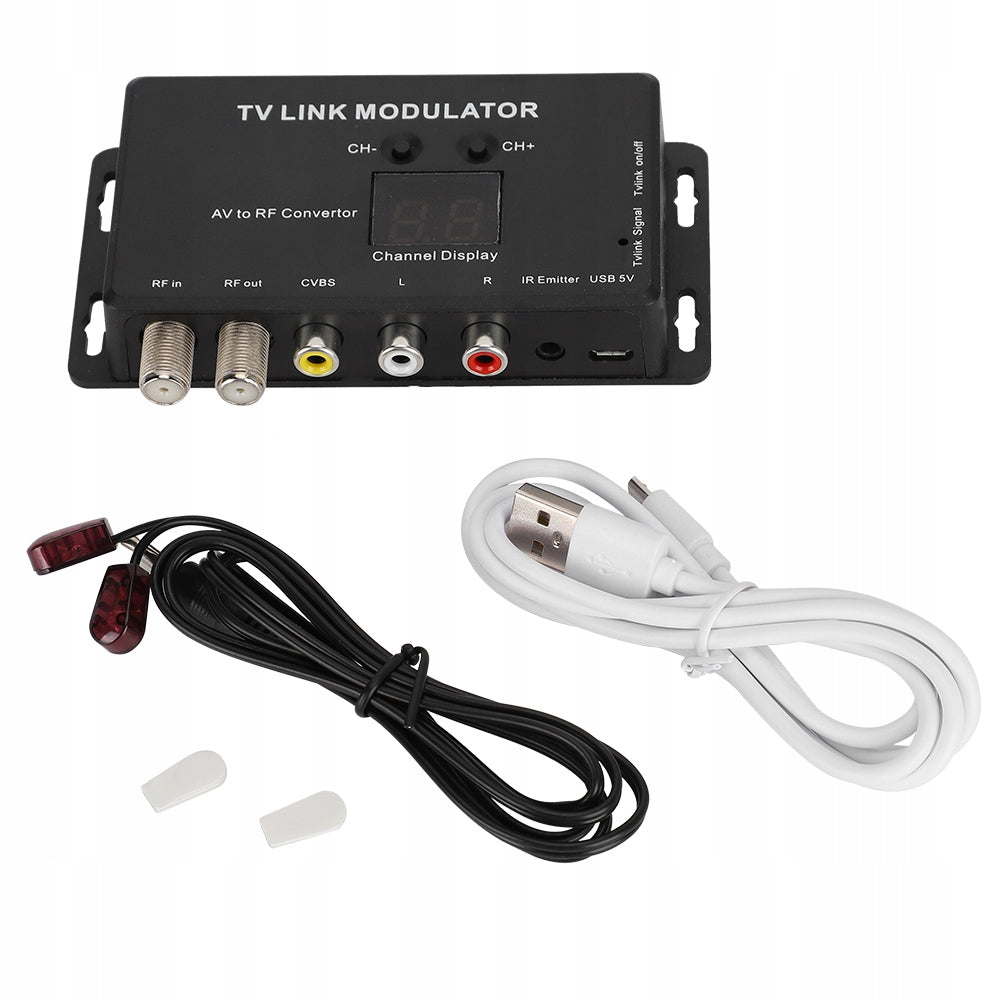 LINK MODULATOR KONWERTER AV NA RF IR TM70 UHF TV