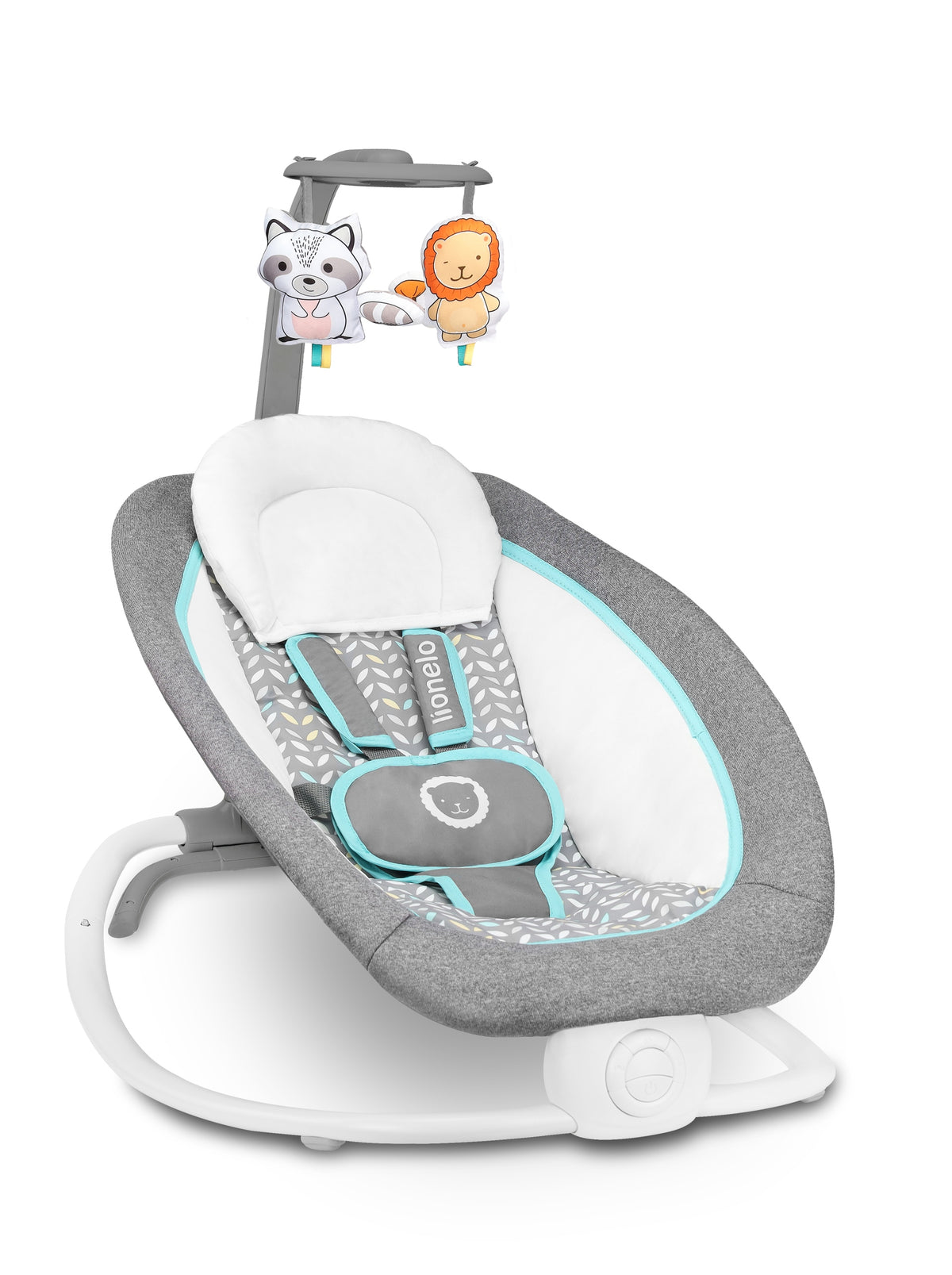 LIONELO PASCAL ROCKER LOUNGER GREY SCANDI VIBRATION MELODIES 0-9 KG GREY