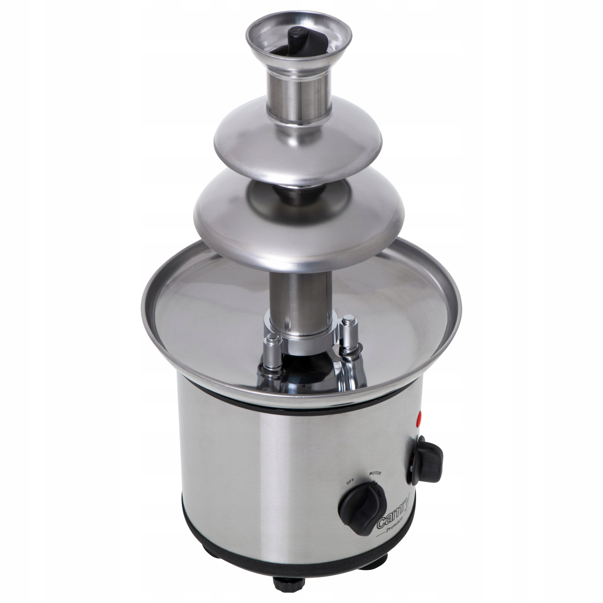 LIQUID CHOCOLATE FOUNTAIN - PERFECT FOR WEDDING 650L 320W SILVER GREY Dominant color silver/gray