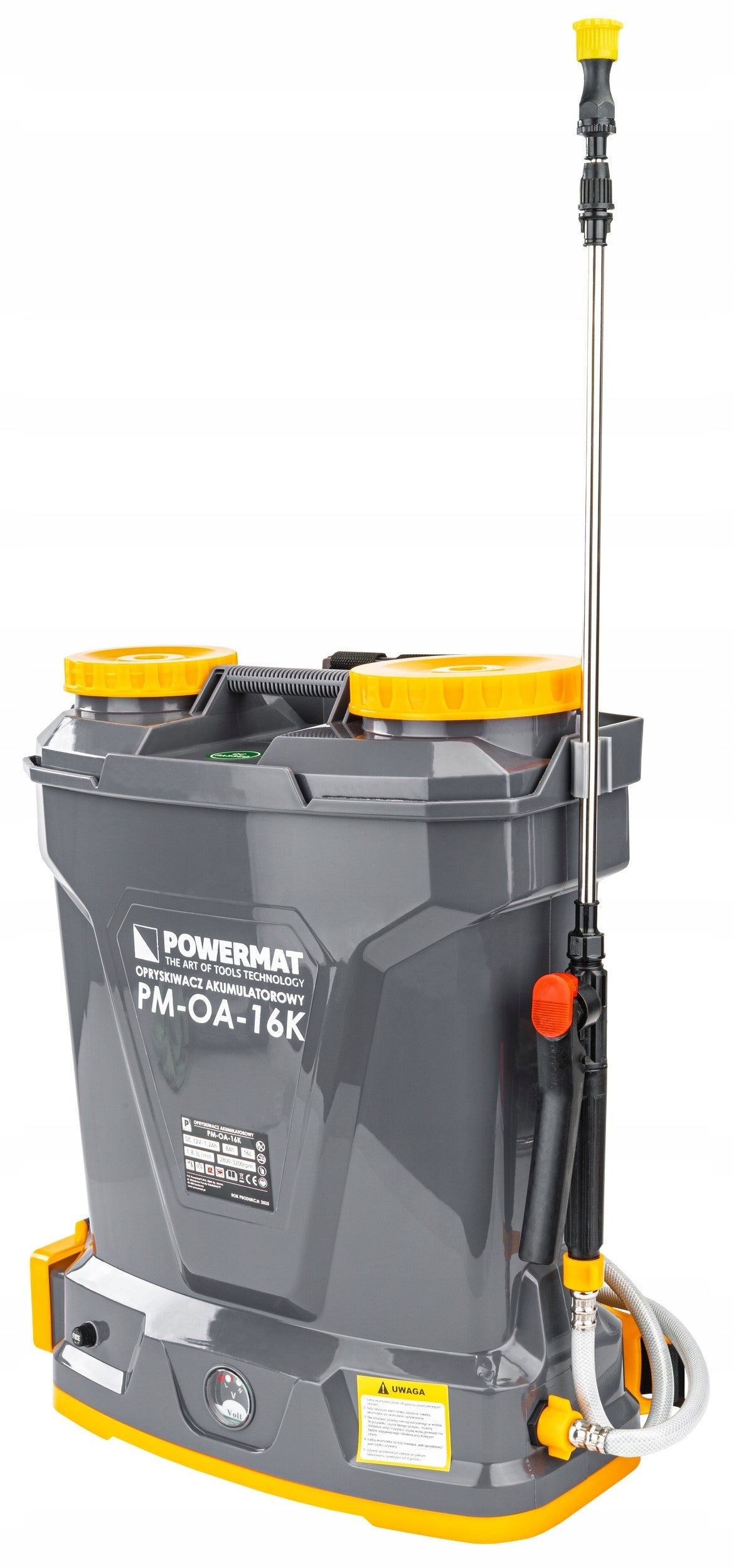 LITHIUM ION ELECTRIC CORDLESS SPRAYER 16L BACKPACK 4 NOZZLES Manufacturer code PM-OA-16K / PM1001