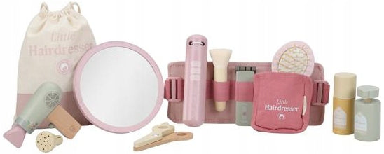 LITTLE DUTCH HAIRDRESSER SET WITH HIP BELT WOODEN SMALL STYLIST