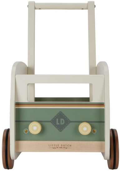 LITTLE DUTCH PUSHER VINTAGE WOODEN BABY CAR Manufacturer code 8713291771260