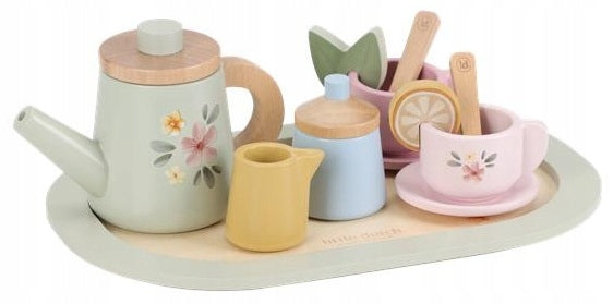 LITTLE DUTCH WOODEN TEA SET TOY FOR BABY TEA SET