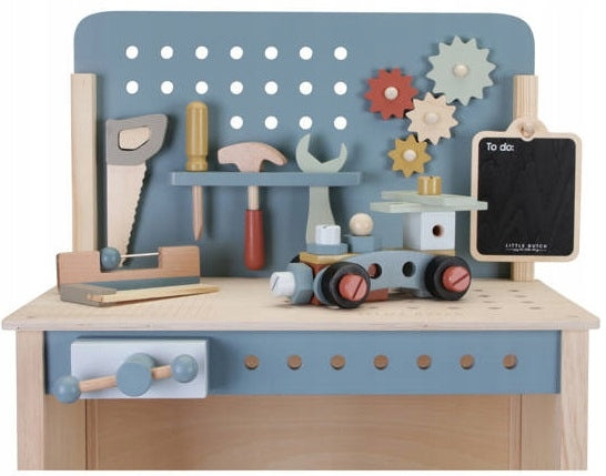 LITTLE DUTCH WOODEN WORKSHOP WITH TOOLS Brand Little Dutch