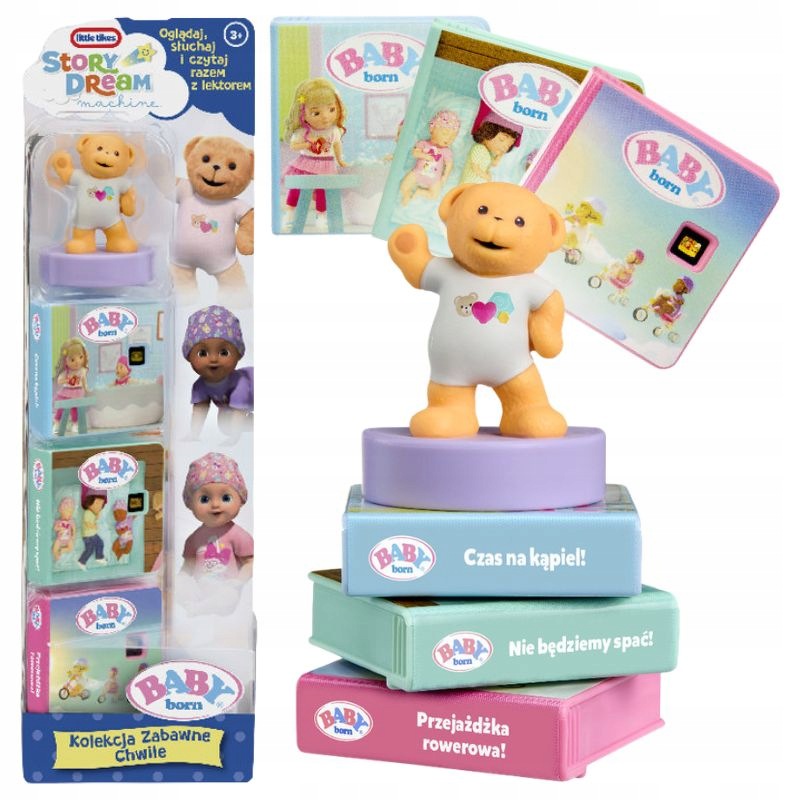 LITTLE TIKES STORY DREAM MACHINE BABY BORN FAIRY TALE FOR PROJECTOR SET 3+