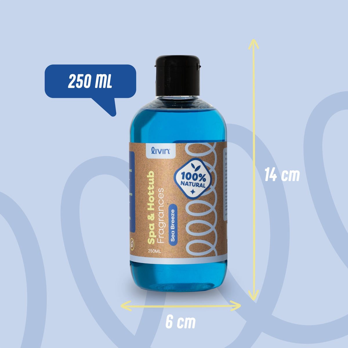 LIVIN' Sea Breeze Jacuzzi fragrance 250 ml aroma for spa and hot tubs Packaging status original