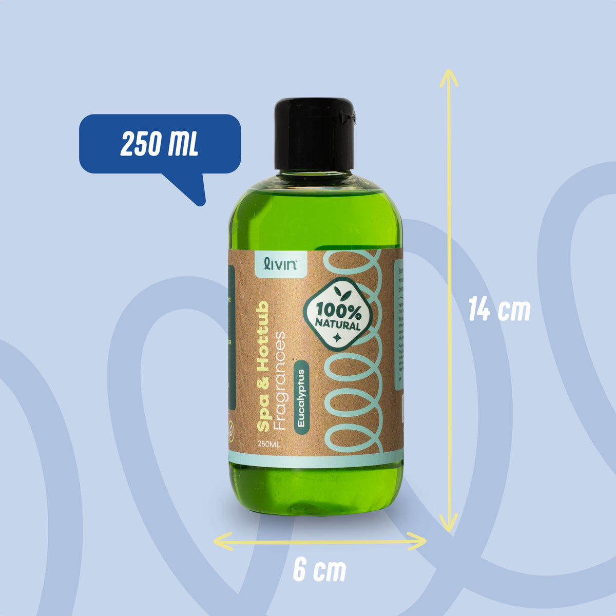 LIVIN' fragrance for Jacuzzi Eucalyptus 250 ml aroma for spa and hot tubs Packaging status original