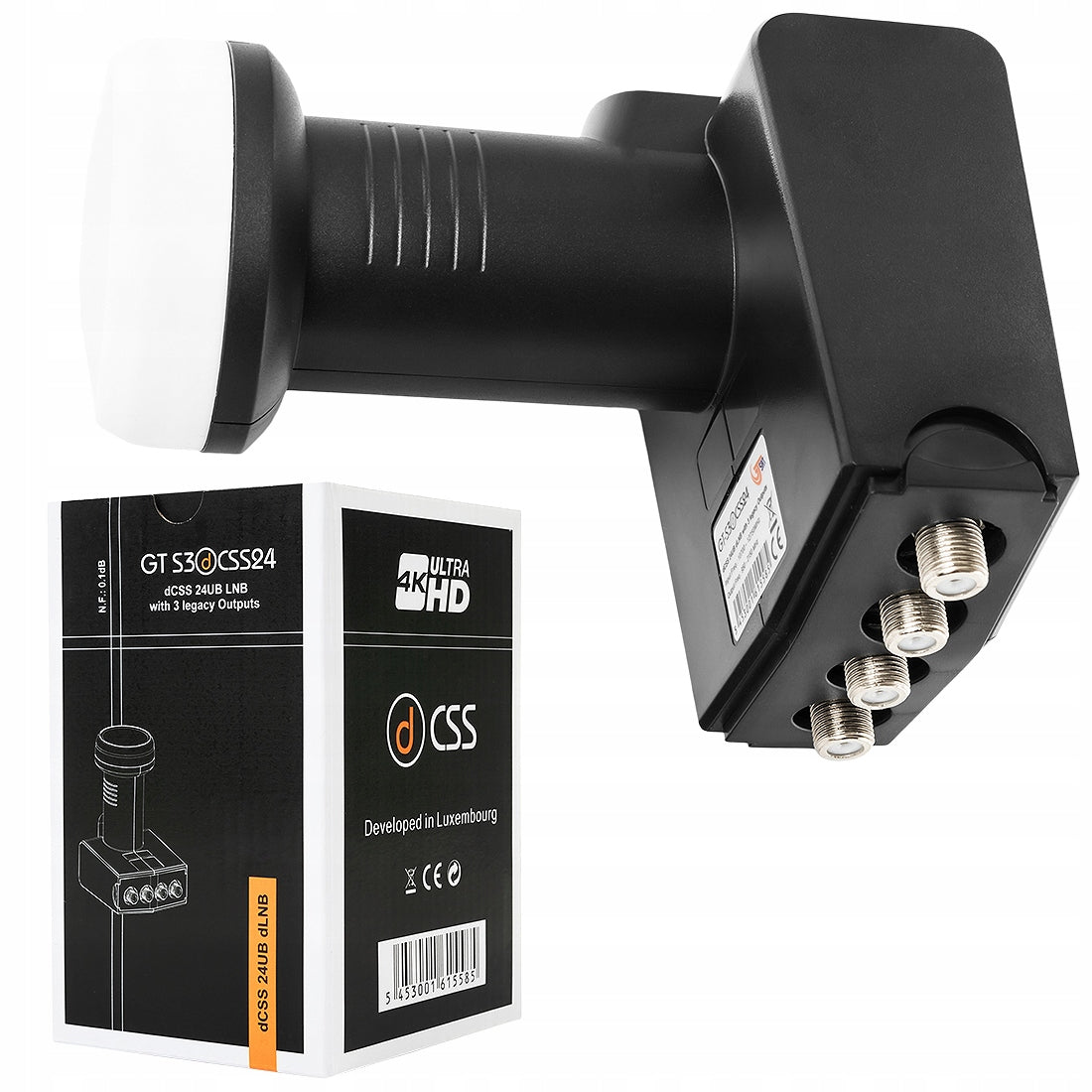 LNB SCR Unicable II POLAT BOX Evobox PVR + 3x MULTIROOM GT-SAT GT-S3dCSS24