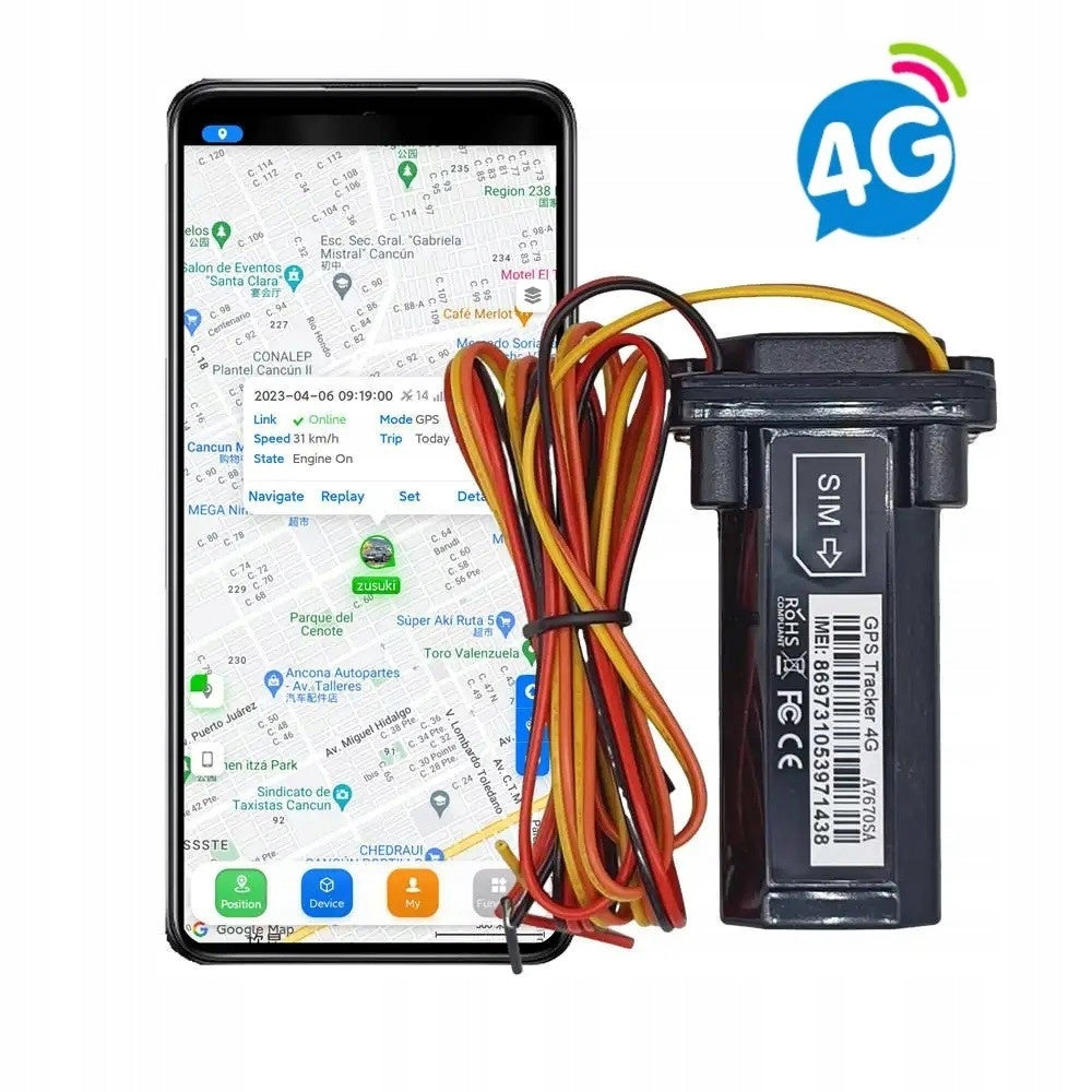 LOCATOR GPS ST901 CAR MOTOR SERVER APP FREE OF CHARGE AND 4G SUBSCRIPTION Brand SinoTrack