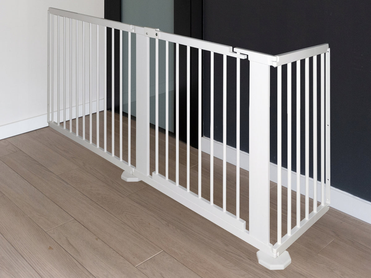 LOCK PROTECTIVE BARRIER GATE STAIRS DOOR FIREPLACE STANDS UP TO 163 cm Brand Maluchowelove