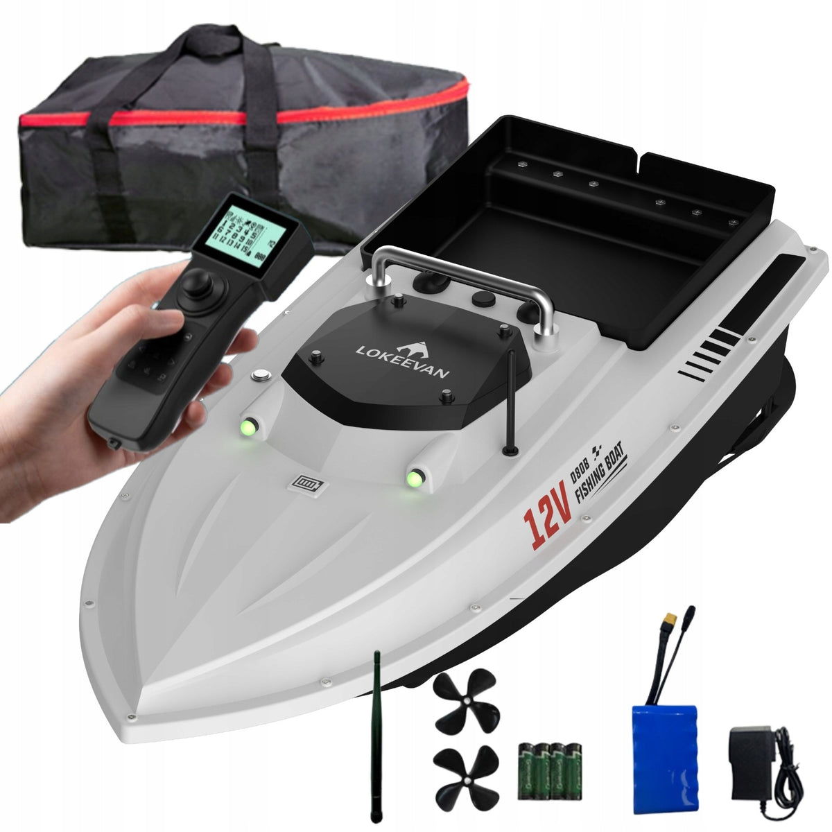LOKEEVAN D80B GPS 3KG 46800mAh 500m 3.6m/s Fast Power