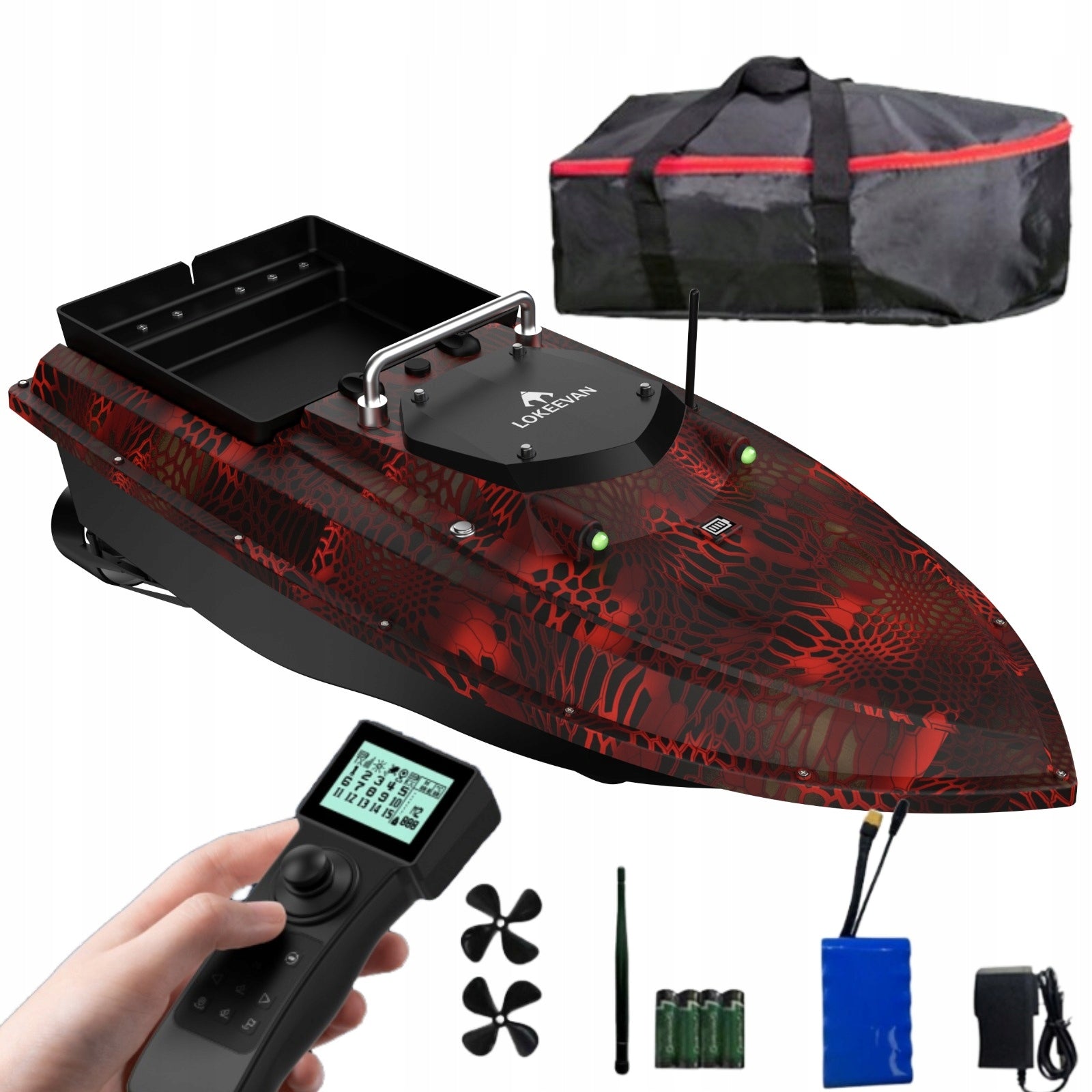 LOKEEVAN D80E GPS 12V 46800mAh 500m Control 4m/s 3kg Load