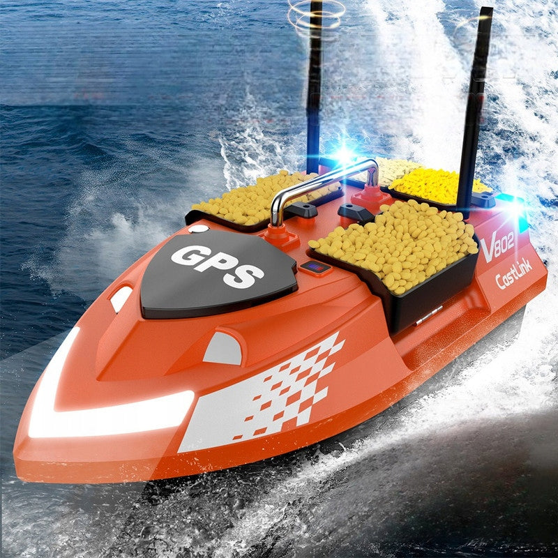 LOKEEVAN V802 Pro GPS bait boat 4 tanks 500m 12000mAh Packaging status original