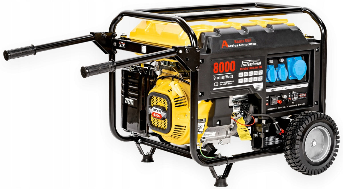 LONCIN LC8000D-AS-1F POWERFUL GENERATOR 230V AVR 6,5kW Packaging status original