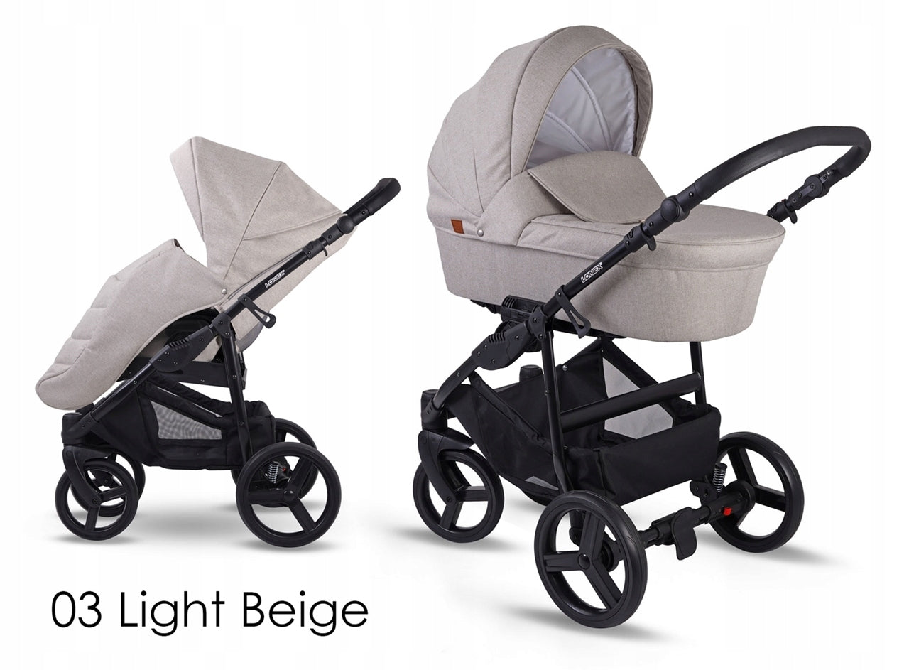 LONEX beige 4in1 Soft+ multifunction trolley with COSMO and Avionaut Dock 2 base Manufacturer code Lonex Soft 4w1 kolor 03