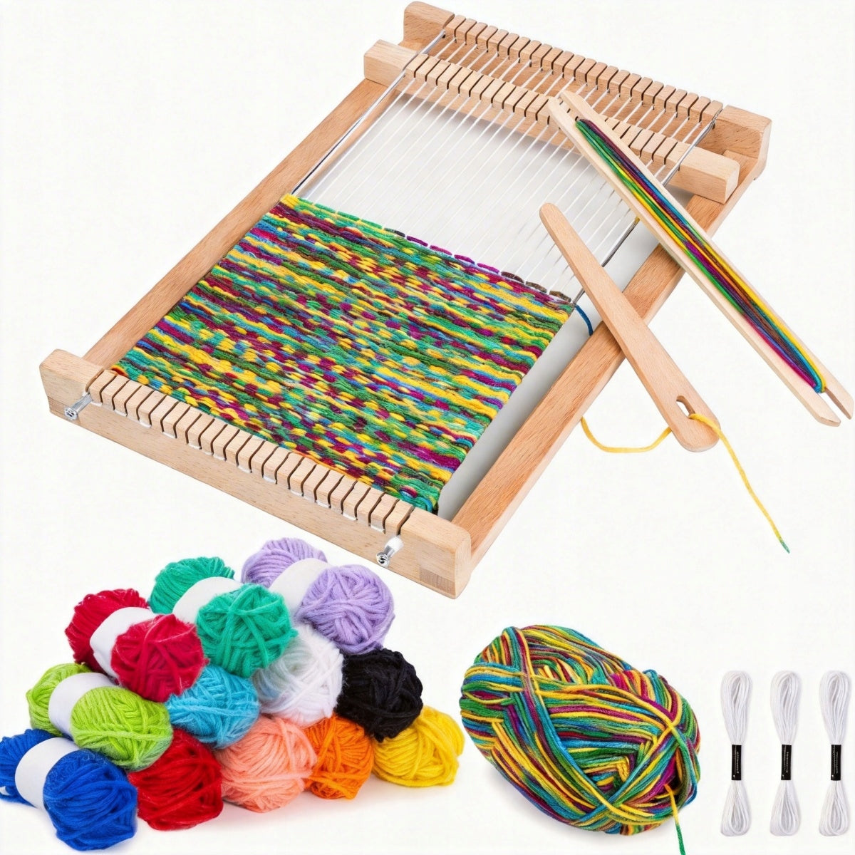 LOOM WOODEN WEAVING WORKSHOP WEAVING SET MONTESSORI
