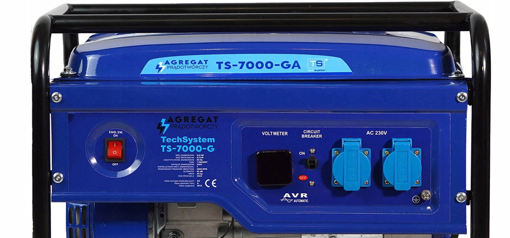 LPG/PETROL GENERATOR SET TS-7000-G Packaging status original