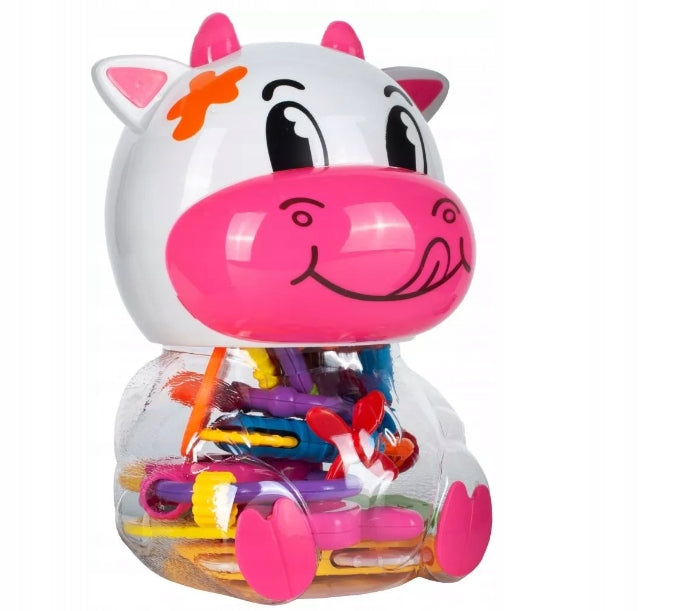 LT257 PIGGY BANK PINK FUDGE AND MIX 6 RATTLE TEETHERS Manufacturer code LT257