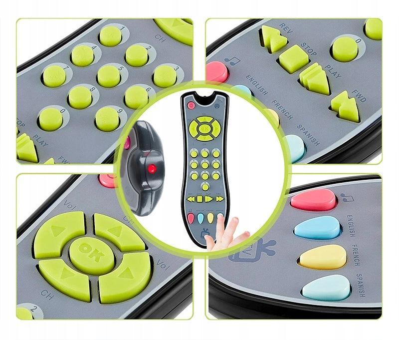 LT510 TOY INTERACTIVE TV REMOTE CONTROL FOR LEARNING TOY IN THREE LANGUAGES Packaging status original