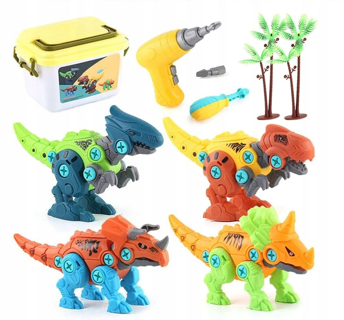 LT511 DINOSAUR CONSTRUCTION SET FOR SELF-TWISTING 4 DINOSAURS Packaging status original