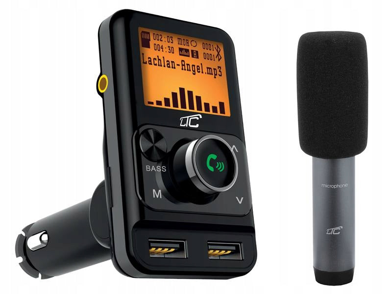 LTC LXTR225 Bluetooth AUX USB Transmitter with Microphone for Car Bus