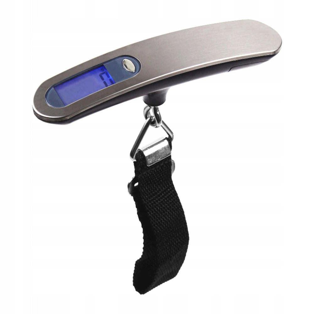 LUGGAGE SCALE TRAVEL HOOK AIR TRAVEL MANUAL LCD UP TO 50KG Manufacturer code WAGA BAGAŻOWA HAKOWA PODRÓŻNA WĘDKARSKA 50KG