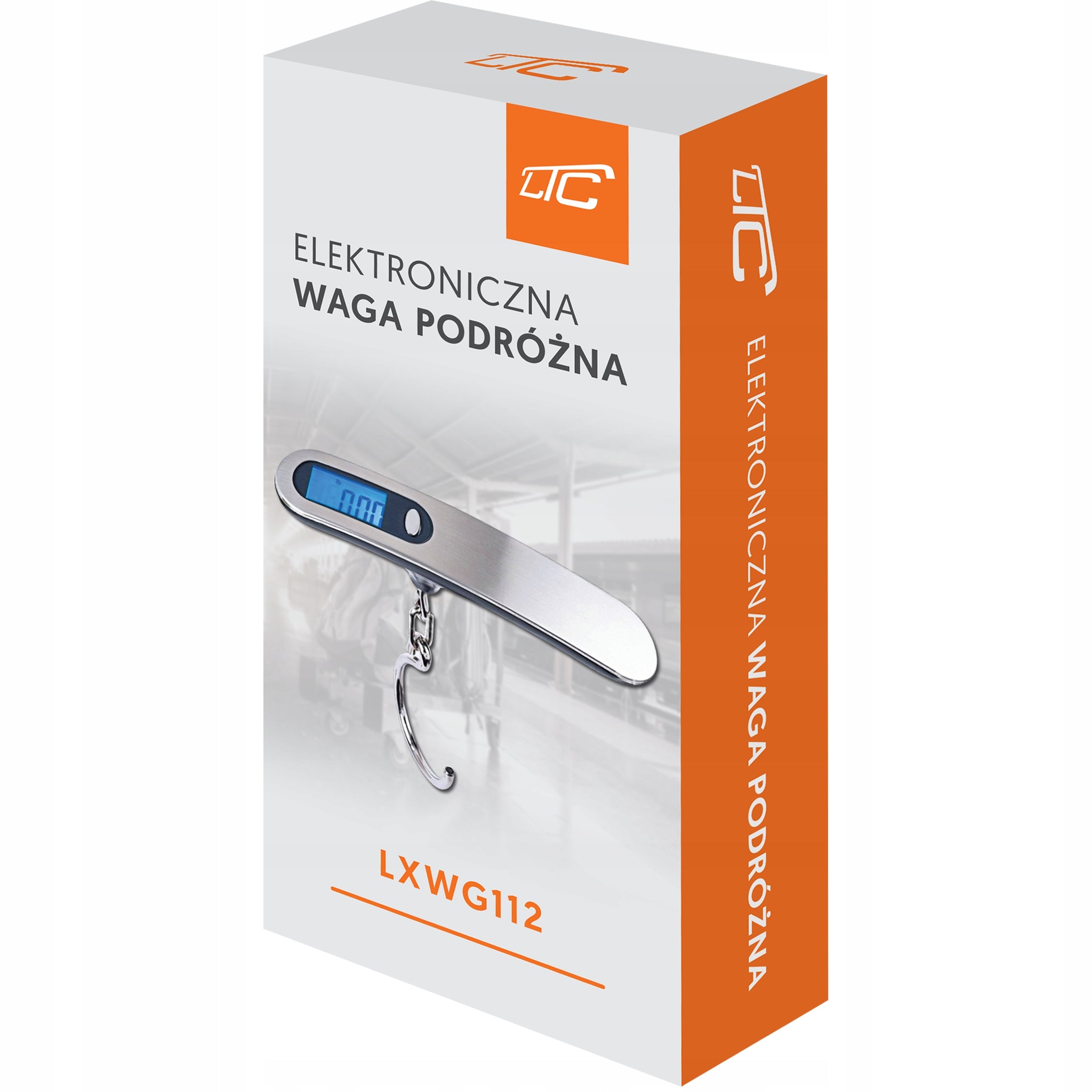 LUGGAGE SCALE TRAVEL HOOK AIR TRAVEL MANUAL LCD UP TO 50KG Manufacturer code WAGA PRZENOŚNA MAŁA PRECYZYJNA Z HAKIEM