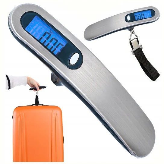 LUGGAGE SCALE TRAVEL HOOK AIR TRAVEL MANUAL LCD UP TO 50KG Packaging status original
