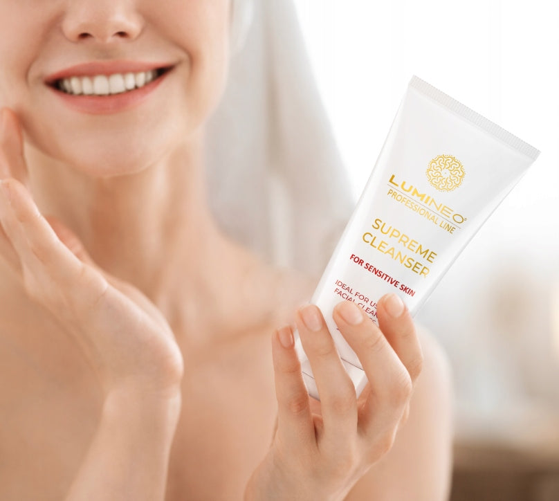 LUMINEO Facial brush + Cleansing gel for sensitive skin Brand Lumineo