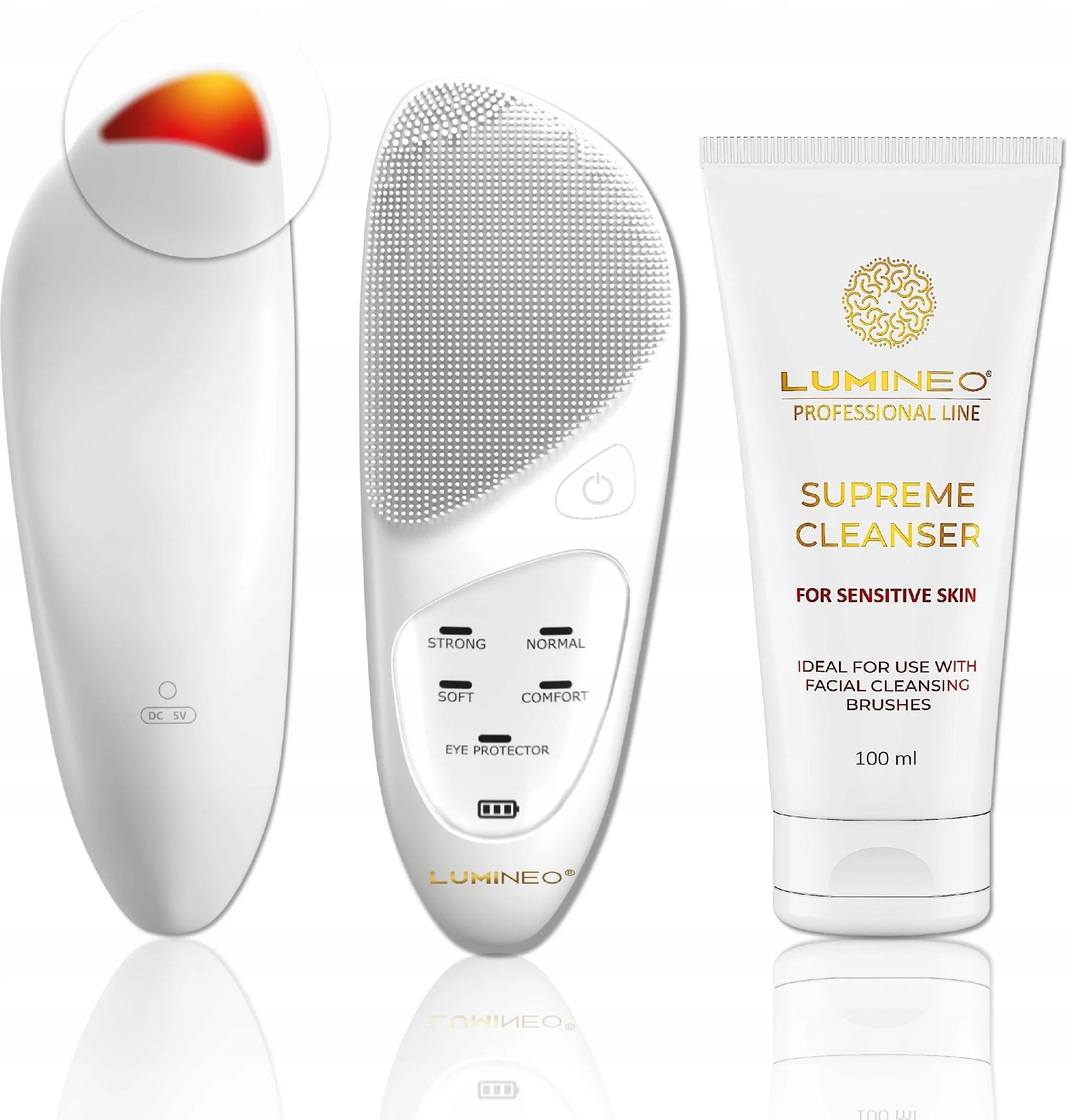 LUMINEO Professional Line Sonic Thermo Brush Gel