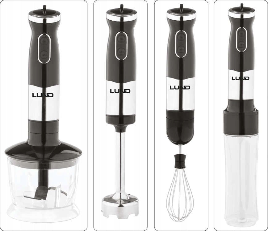 LUND 67700 MULTIFUNCTION HAND BLENDER 4IN1 700W Dominant color silver/gray
