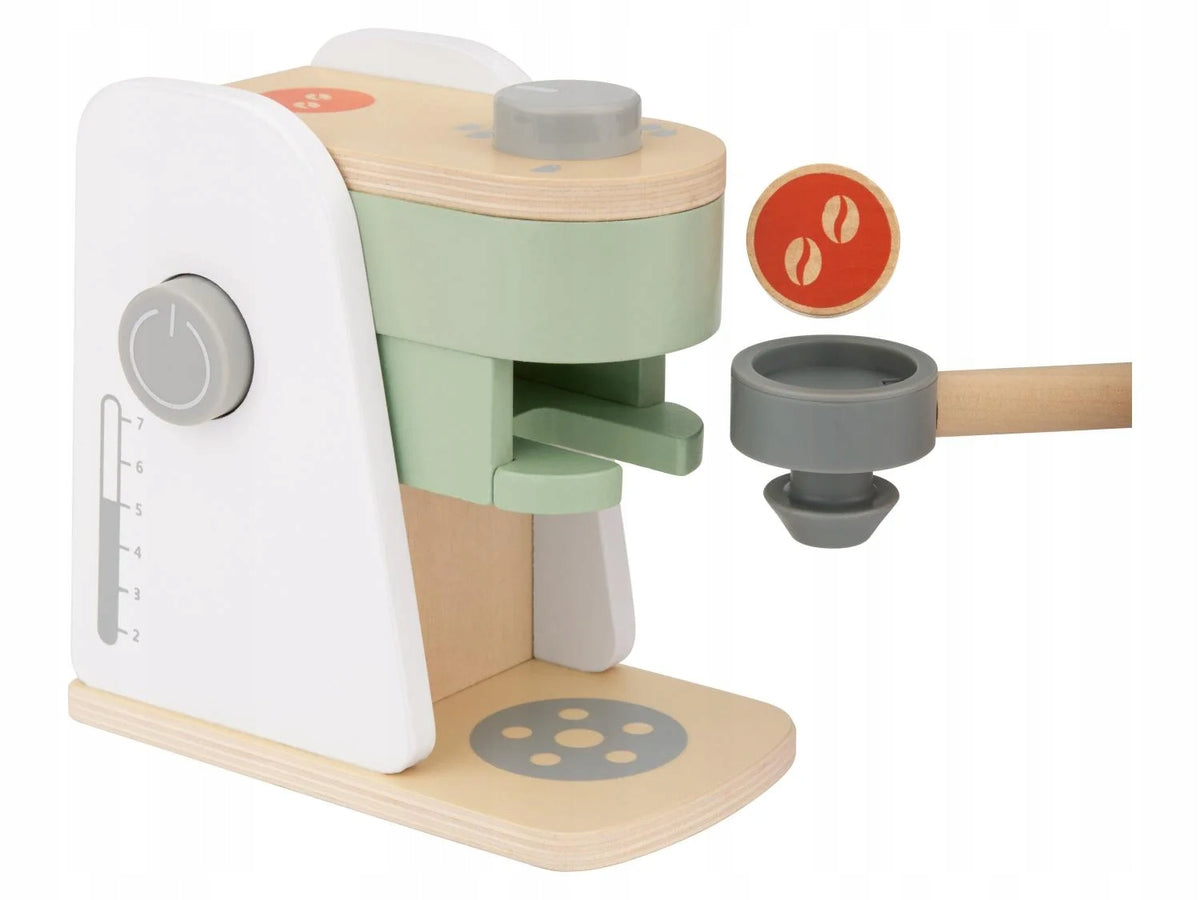 LUPILU - COFFEE MAKER - Set of wooden accessories for the kitchen Brand Lupilu