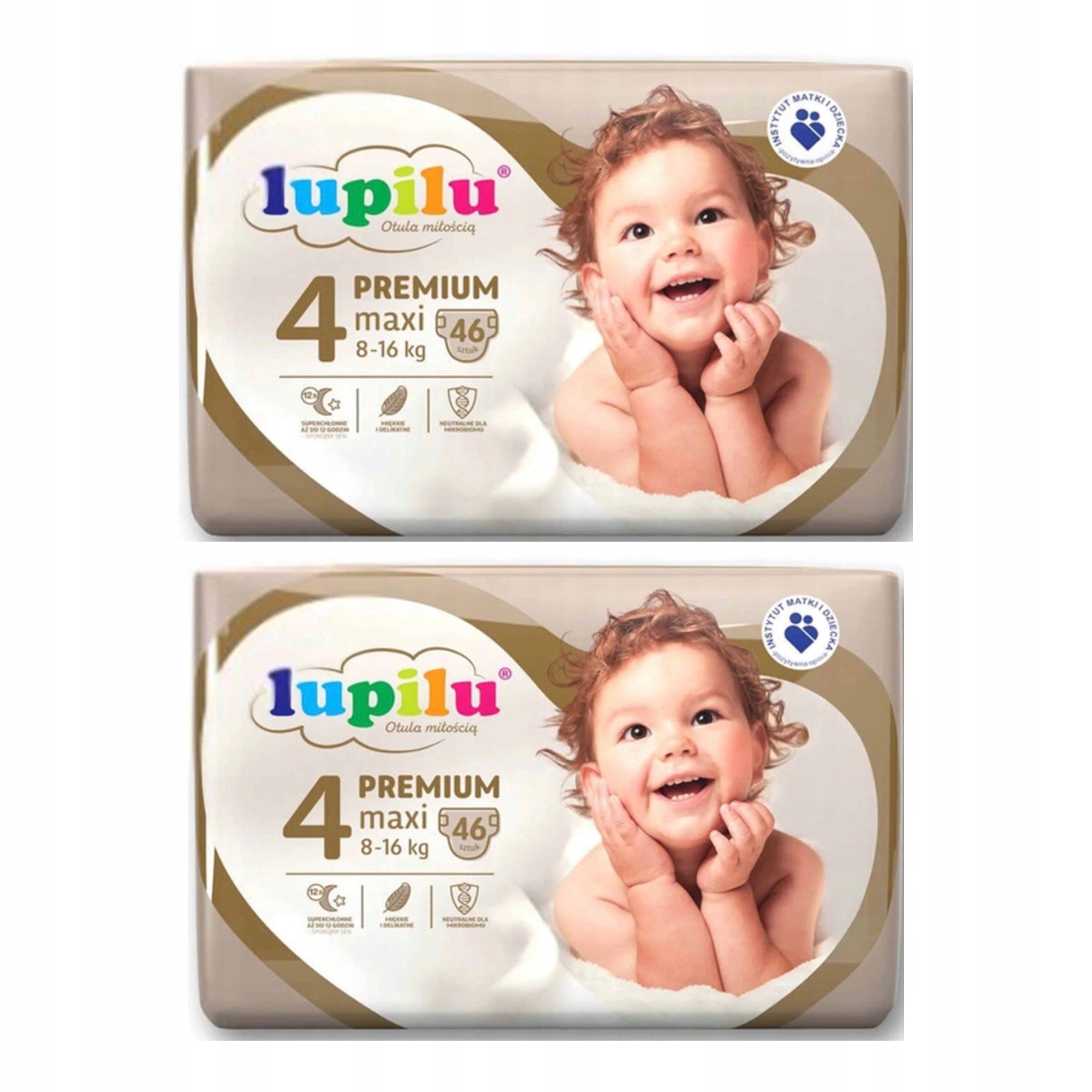 LUPILU Diapers PREMIUM 4 Maxi 8-16 kg 92 pcs.