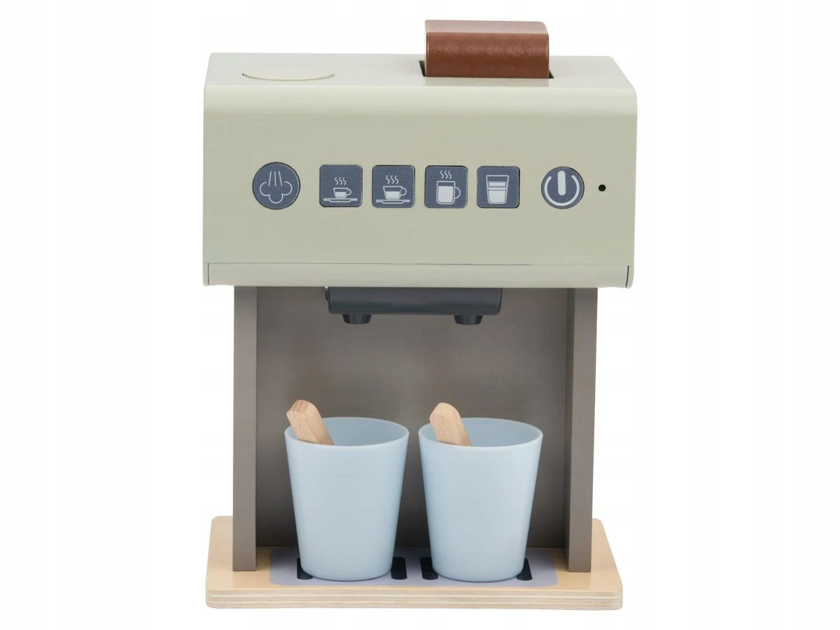 LUPILU Premium Wooden COFFEE MAKER - Kitchen Play Accessories Packaging status original