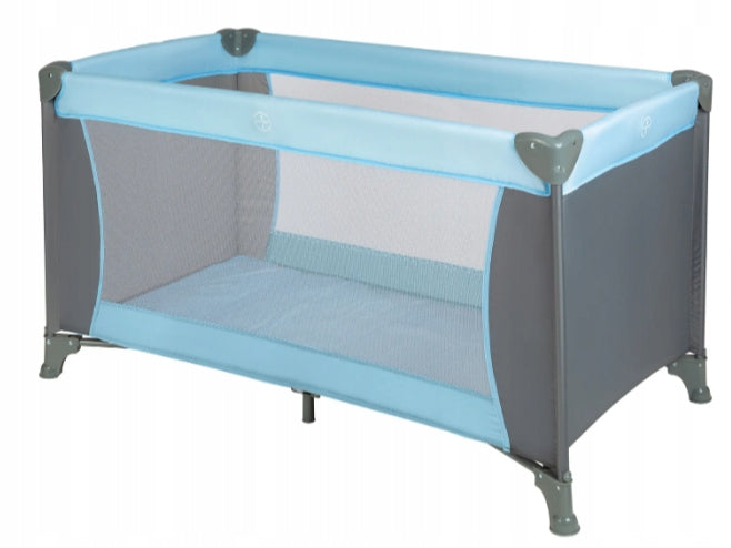 LUPILU Travel cot folding blue 120 x 60 for babies