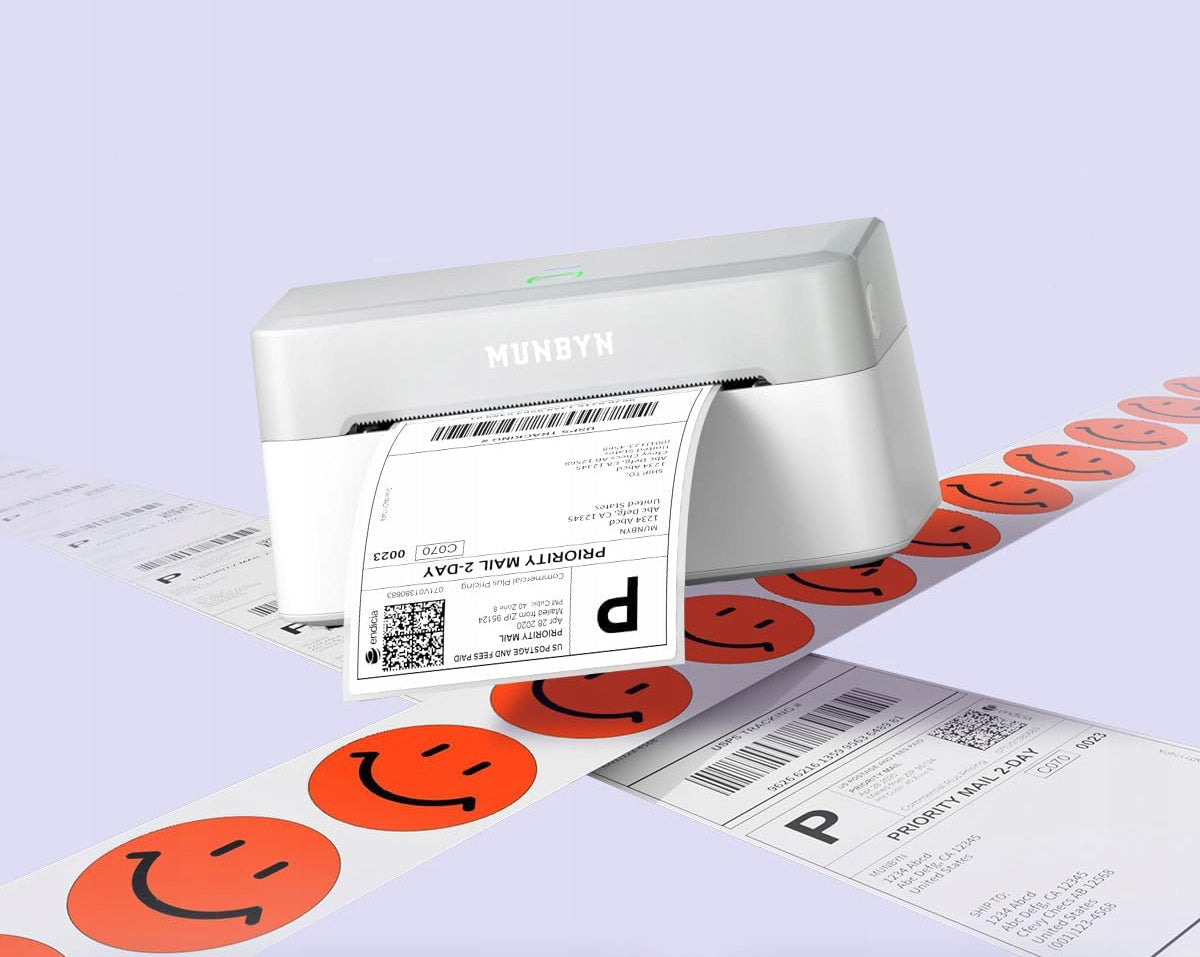 Label Printer MUNBYN RW403B Bluetooth USB InPost Thermal Manufacturer code RW403