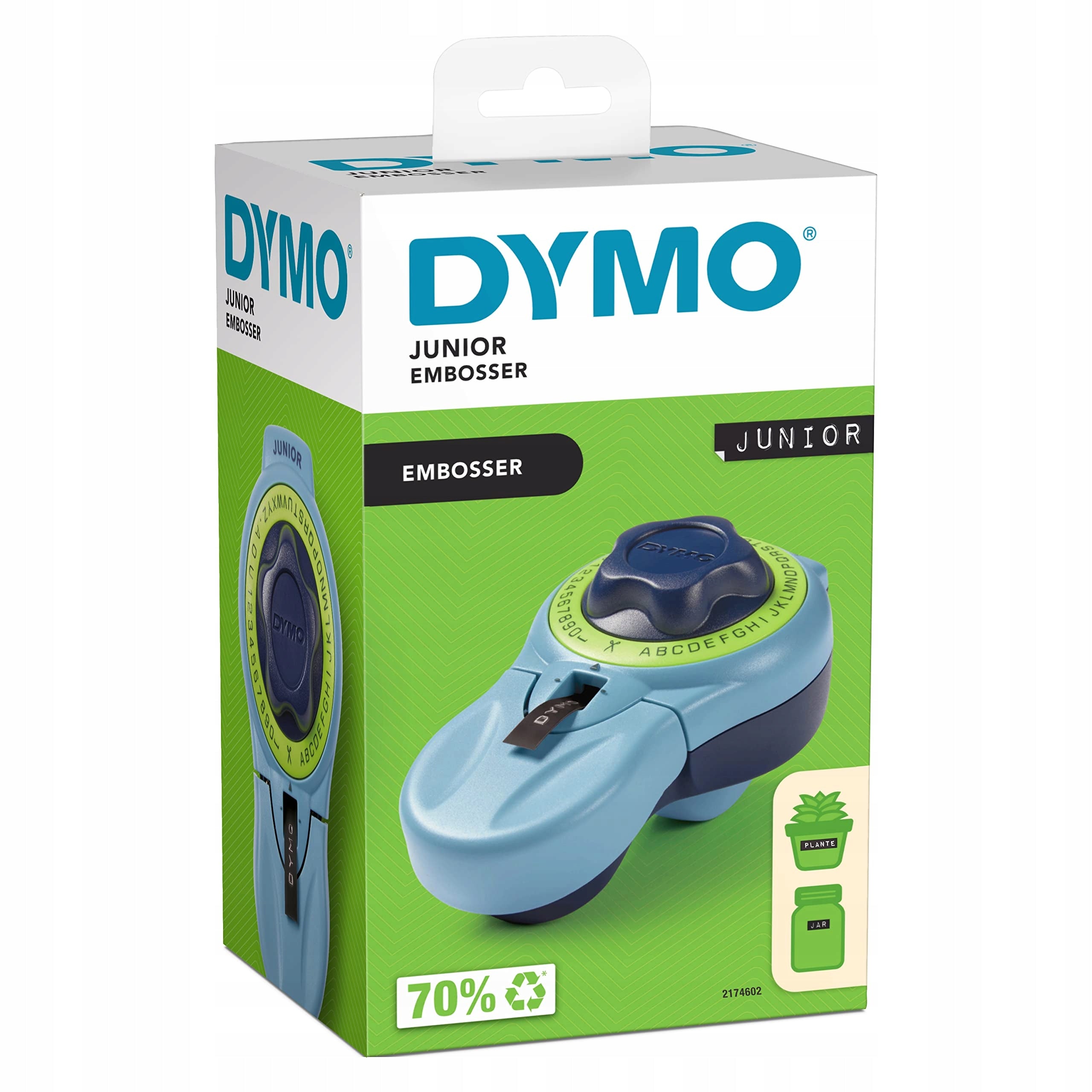 Label extruder Dymo Junior for tape 9 mm x 2 m