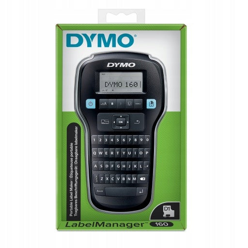 Label printer DYMO LM160 Label Manager + tape D1 45013 12mm white Packaging status original