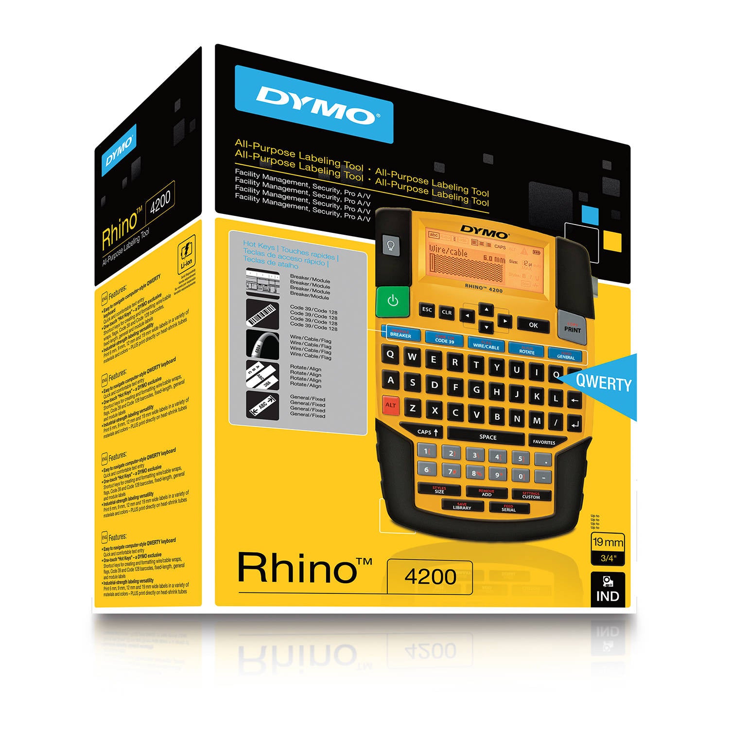 Label printer Dymo Rhino 4200 box set S0955990 EAN (GTIN) 3501170955994