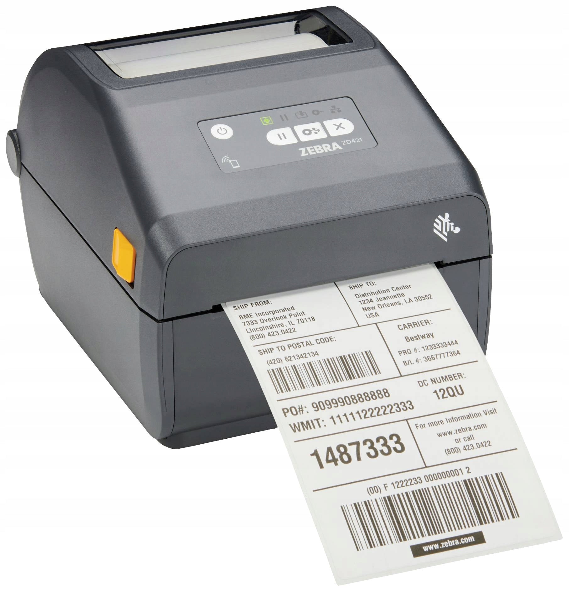 Label printer Zebra ZD421300 dpi USB BT thermal transfer professional