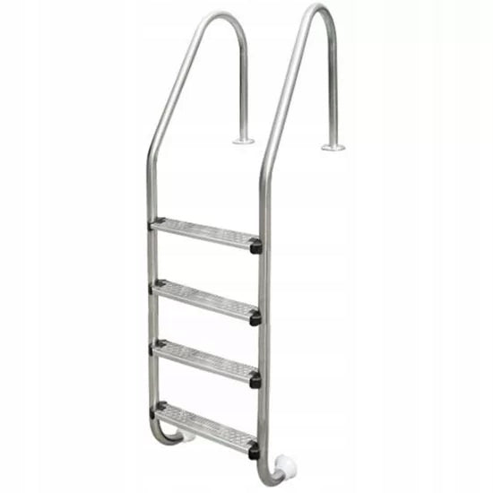 Ladder Pool Ladder EMAUX SL 4 Degrees 4 Stairs Stainless Steel 504