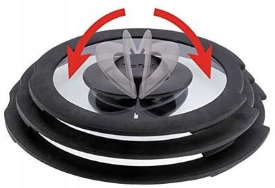Lagostina Ingenio Induction Glass Lid 24 cm Black Brand Lagostina