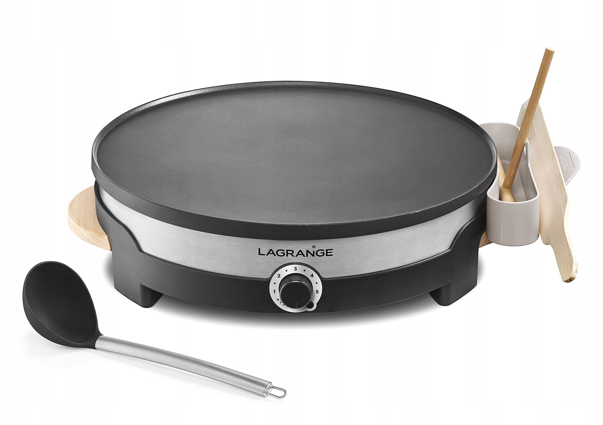 Lagrange Tradi'Duo Pancake Pan 1500W Aluminum Clear Model Crepe 109017