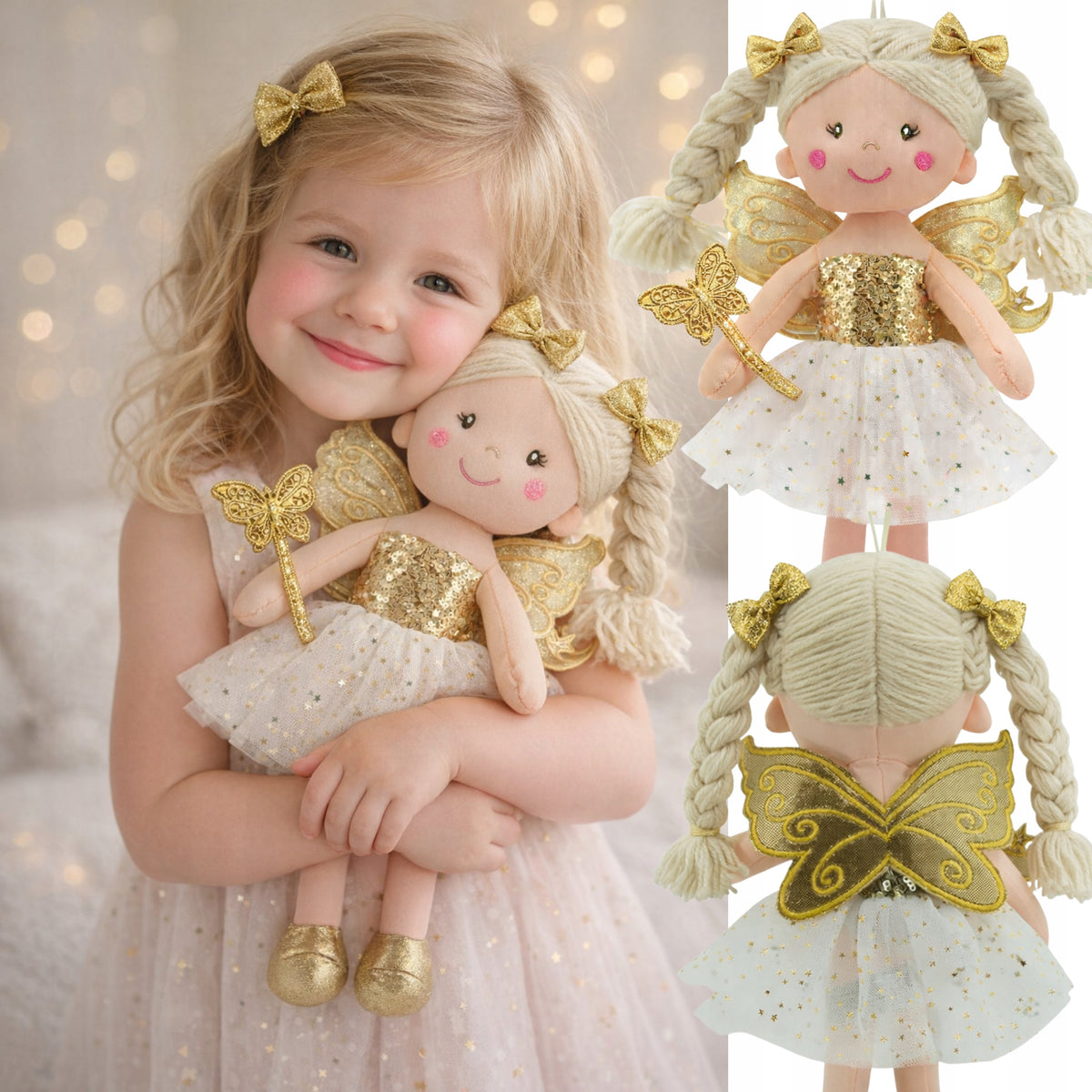 Lalka Rag Plush Toy Fairy Hugging Gift Birthday Children's Day